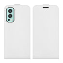 For OnePlus Nord 2 5G R64 Texture Single Vertical Flip Leather Protective Case with Card Slots & Photo Frame(White)