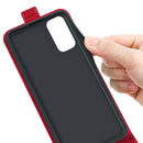 For OnePlus Nord 2 5G R64 Texture Single Vertical Flip Leather Protective Case with Card Slots & Photo Frame(Red)