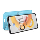 For OPPO Realme C11 2021 Litchi Texture Horizontal Flip Protective Case with Holder & Card Slots & Wallet(Blue)