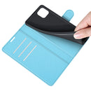 For OPPO Realme C11 2021 Litchi Texture Horizontal Flip Protective Case with Holder & Card Slots & Wallet(Blue)
