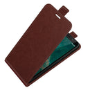 For Nokia C1 Plus R64 Texture Single Vertical Flip Leather Protective Case with Card Slots & Photo Frame(Brown)