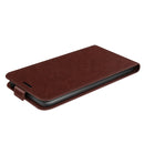 For Nokia C1 Plus R64 Texture Single Vertical Flip Leather Protective Case with Card Slots & Photo Frame(Brown)