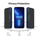 5 PCS ENKAY Hat-Prince Full Coverage 28 Degree Privacy Screen Protector Anti-spy Tempered Glass Film For iPhone 13 / 13 Pro