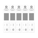 5 PCS ENKAY Hat-Prince Full Coverage 28 Degree Privacy Screen Protector Anti-spy Tempered Glass Film For iPhone 13 / 13 Pro