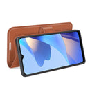 For OPPO A16 Litchi Texture Horizontal Flip Protective Case with Holder & Card Slots & Wallet(Brown)