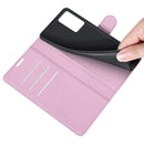 For OPPO A16 Litchi Texture Horizontal Flip Protective Case with Holder & Card Slots & Wallet(Pink)