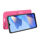For OPPO A16 Litchi Texture Horizontal Flip Protective Case with Holder & Card Slots & Wallet(Rose red)