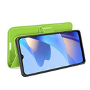 For OPPO A16 Litchi Texture Horizontal Flip Protective Case with Holder & Card Slots & Wallet(Green)