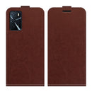 For OPPO A16 R64 Texture Single Vertical Flip Leather Protective Case with Card Slots & Photo Frame(Brown)