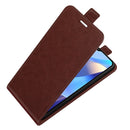 For OPPO A16 R64 Texture Single Vertical Flip Leather Protective Case with Card Slots & Photo Frame(Brown)