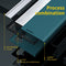 For Samsung Galaxy Note20 Ultra Side Electroplated Magnetic Ultra-Thin Horizontal Flip Leather Case with Holder(Green)