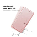 For iPhone 13 ENKAY Hat-Prince Horizontal Flip PU Leather Case with Holder & Card Slots & Wallet(Pink)