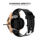 For Samsung Galaxy Watch4 Classic 46mm ENKAY Hat-Prince Full Coverage Electroplate Soft Case TPU HD Clear Cover + Tempered Glass Protector(Cyan)