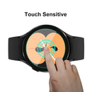 2 PCS For Samsung Galaxy Watch4 40mm ENKAY Hat-Prince 0.2mm 9H 2.15D Curved Edge Tempered Glass Screen Protector Watch Film