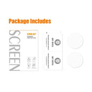 2 PCS For Samsung Galaxy Watch4 Classic 42mm ENKAY Hat-Prince 0.2mm 9H 2.15D Curved Edge Tempered Glass Screen Protector Watch Film