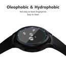2 PCS For Samsung Galaxy Watch4 Classic 42mm ENKAY Hat-Prince 0.2mm 9H 2.15D Curved Edge Tempered Glass Screen Protector Watch Film