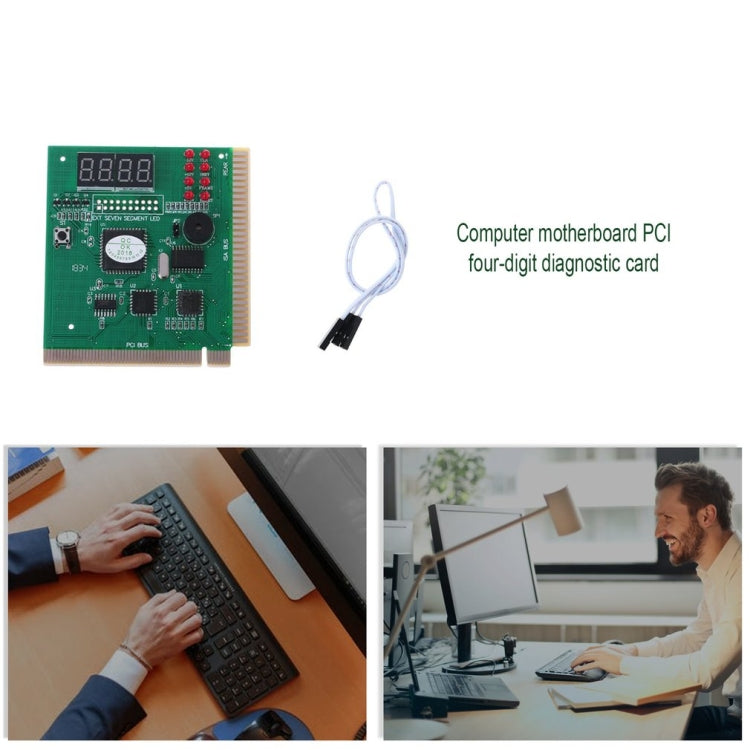 Four Digit PCI Diagnostic Card Computer Motherboard Tester