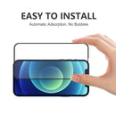 2 PCS ENKAY Hat-Prince Anti-drop Full Glue Tempered Glass Full Screen Film Anti-fall Protector For iPhone 13 / 13 Pro