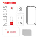 2 PCS ENKAY Hat-Prince Anti-drop Full Glue Tempered Glass Full Screen Film Anti-fall Protector For iPhone 13 / 13 Pro