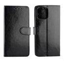 For Xiaomi Mi 11 Lite (4G/5G) Crazy Horse Texture Leather Horizontal Flip Protective Case with Holder & Card Slots & Wallet & Photo Frame(Black)
