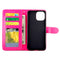 For Xiaomi Mi 11 Lite (4G/5G) Crazy Horse Texture Leather Horizontal Flip Protective Case with Holder & Card Slots & Wallet & Photo Frame(Magenta)