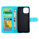 For Xiaomi Mi 11 Lite (4G/5G) Crazy Horse Texture Leather Horizontal Flip Protective Case with Holder & Card Slots & Wallet & Photo Frame(baby Blue)