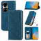 For Honor 50 Pro Retro Skin Feel Business Magnetic Horizontal Flip Leather Case with Holder & Card Slots & Wallet & Photo Frame(Blue)