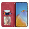 For Honor 50 Pro Retro Skin Feel Business Magnetic Horizontal Flip Leather Case with Holder & Card Slots & Wallet & Photo Frame(Red)