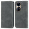 For Honor 50 Pro Retro Skin Feel Business Magnetic Horizontal Flip Leather Case with Holder & Card Slots & Wallet & Photo Frame(Gray)