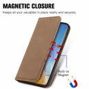 For Honor 50 Pro Retro Skin Feel Business Magnetic Horizontal Flip Leather Case with Holder & Card Slots & Wallet & Photo Frame(Brwon)
