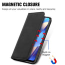 For OPPO A16 / A16e Retro Skin Feel Magnetic Horizontal Flip Leather Phone Case(Black)