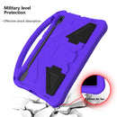 For Samsung Galaxy Tab S8+ / Tab S8 Plus / Tab S7 FE / Tab S7+ T970/T975/T976 EVA Flat Anti Falling Protective Case Shell with Holder(Purple)