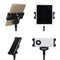 For Metal iPad Tripod Stand Adjustable Gooseneck Tablet Floor Stand Holder, Heavy Duty Aluminum iPad Floor Stand for iPad Pro 12.9 11, Mini, Air, iPhone and 4.7 to 12.9 inches Tablets Cell Phones