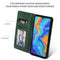 Retro Skin Feel Business Magnetic Horizontal Flip Leather Case for Huawei P30 Lite(Army Green)