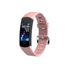 CV07Q Child Smart Bracelet Body Temperature Monitoring Bracelet Support Sleep Monitoring / Heart Rate Monitoring / Blood Pressure Monitoring(Pink)