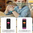 CV07Q Child Smart Bracelet Body Temperature Monitoring Bracelet Support Sleep Monitoring / Heart Rate Monitoring / Blood Pressure Monitoring(Pink)