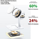 WX-991 Magnetic 4 in 1 Wireless Charger for iPhone / iWatch / AirPods or other Smart Phones(Black)