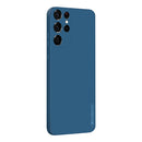 For Samsung Galaxy S21 Ultra 5G PINWUYO Touching Series Liquid Silicone TPU Shockproof Case(Blue)