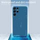 For Samsung Galaxy S21 Ultra 5G PINWUYO Touching Series Liquid Silicone TPU Shockproof Case(Blue)