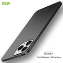 For iPhone 13 Pro Max MOFI Frosted PC Ultra-thin Hard Case(Black)