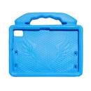 For Lenovo Tab M10 FHD Plus 2nd Gen TB-X606F EVA Material Children Flat Anti Falling Cover Protective Shell With Thumb Bracket(Blue)