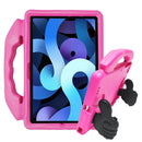 For Lenovo Tab M10 FHD Plus 2nd Gen TB-X606F EVA Material Children Flat Anti Falling Cover Protective Shell With Thumb Bracket(Rose Red)