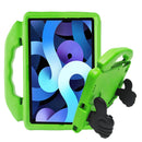 For Lenovo Tab M10 FHD Plus 2nd Gen TB-X606F EVA Material Children Flat Anti Falling Cover Protective Shell With Thumb Bracket(Green)