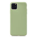 Solid Color Frosted TPU Phone Case For iPhone 13 mini(Green tea)