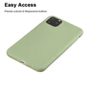 Solid Color Frosted TPU Phone Case For iPhone 13 mini(Green tea)