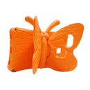 For Galaxy Tab A7 Lite T220/T225 2021 Butterfly Bracket Style EVA Children Falling Proof Cover Protective Case(Orange)