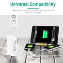 PD-36W PD3.0 + QC3.0 4-port USB Mobile Phone Charging Sailboat Multi Port Charger, AU Plug
