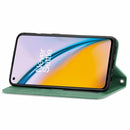 For OnePlus Nord 2 Retro Skin Feel Business Magnetic Horizontal Flip Leather Case with Holder & Card Slots & Wallet & Photo Frame(Green)