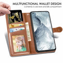 For OPPO Realme GT Master Solid Color Leather Buckle Phone Case with Lanyard & Photo Frame & Card Slot & Wallet & Stand Function(Brwon)