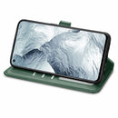 For OPPO Realme GT Master Solid Color Leather Buckle Phone Case with Lanyard & Photo Frame & Card Slot & Wallet & Stand Function(Green)